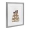 Stupell Industries Cream Luggage Stack Framed Print Under Glass, design by Amanda Greenwood